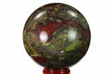 Polished Dragon's Blood Jasper Sphere - South Africa #146090-1